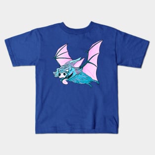 Neon Bat Graffiti Kids T-Shirt